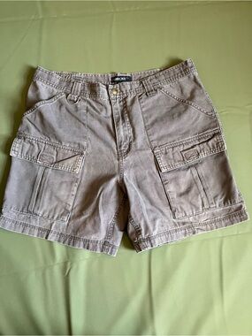 Cherokee Khaki Utility Cargo Shorts